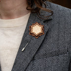 Wooden Brooch | Layered Lotus Brooch La Vie Bien Wooden Brooch | Layered Lotus