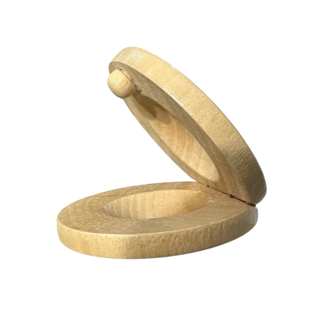 Wooden Castanet – Montessori Rhythm Instrument for Kids’ Music Learning by Music Frog Co