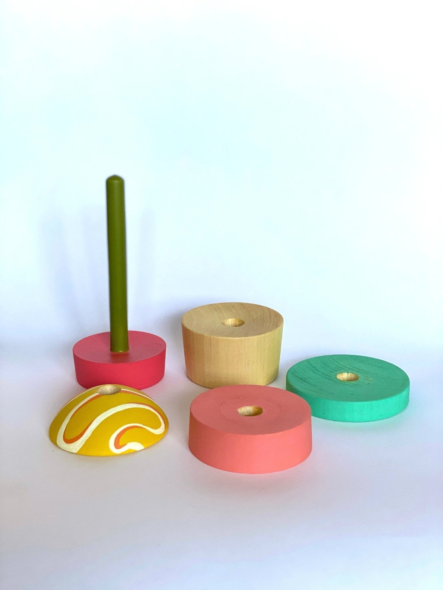Wooden Cup Toy by PoppyBabyCo