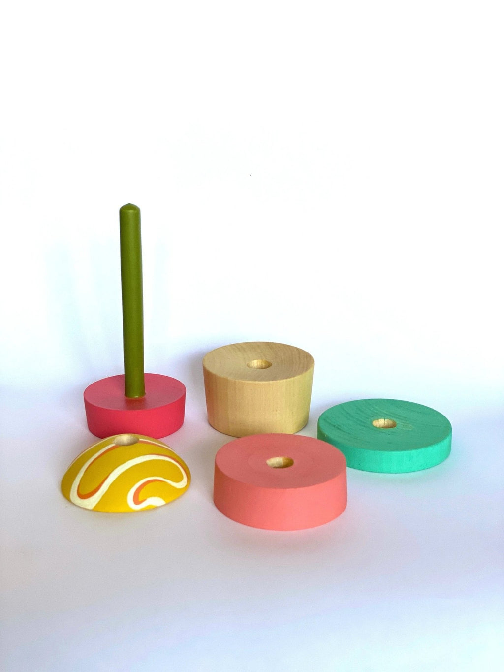 Wooden Cup Toy by PoppyBabyCo