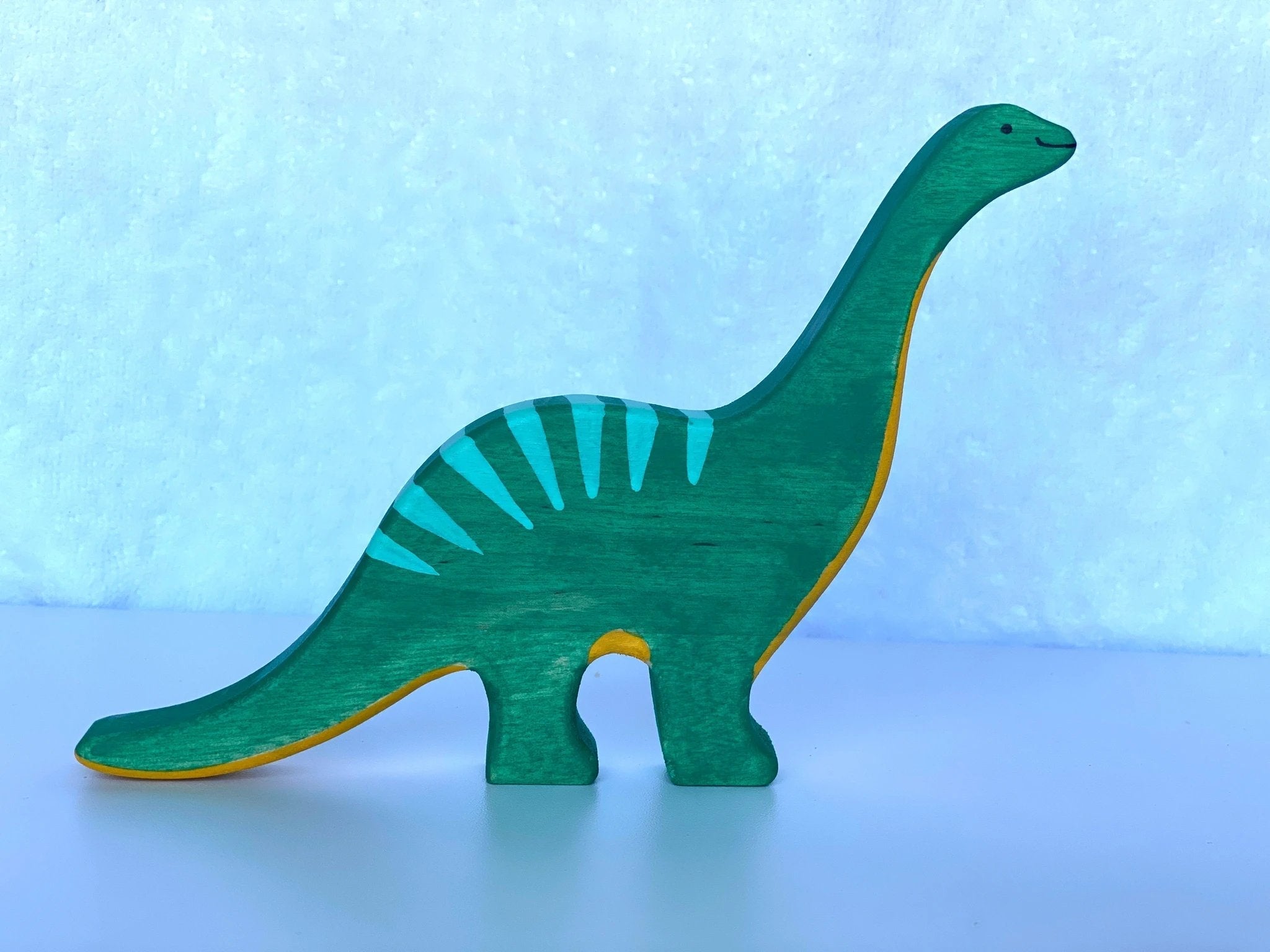 Wooden Dinosaur Set of 7 by PoppyBabyCo