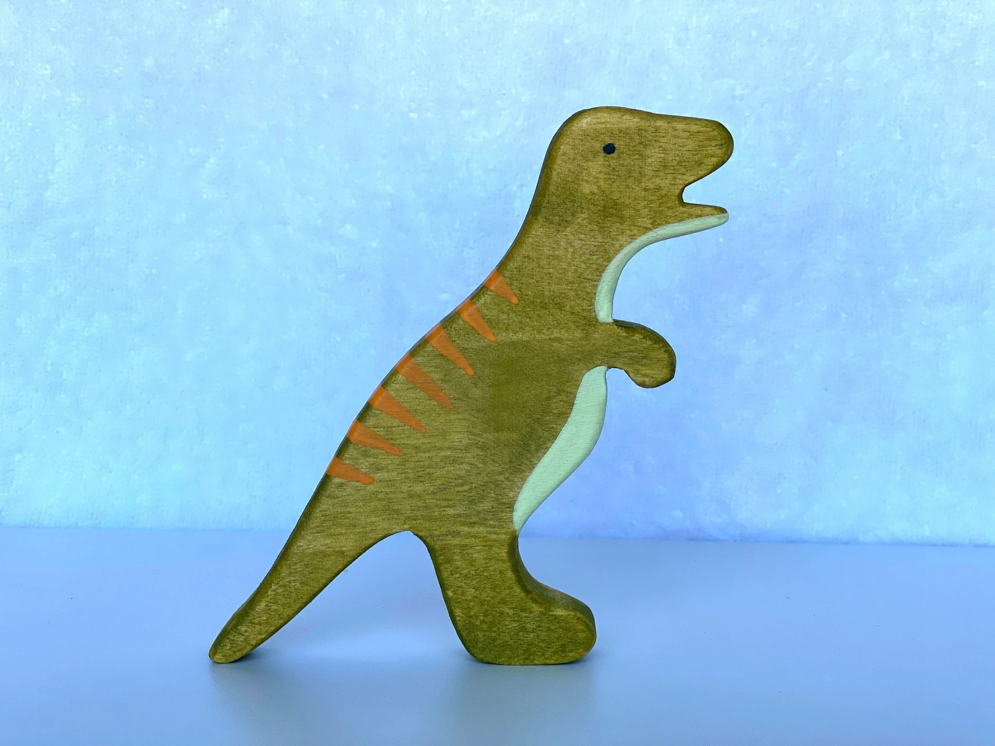 Wooden Dinosaur Set of 7 by PoppyBabyCo