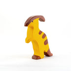 Wooden Dinosaur toy set painted- 6 pieces by PoppyBabyCo