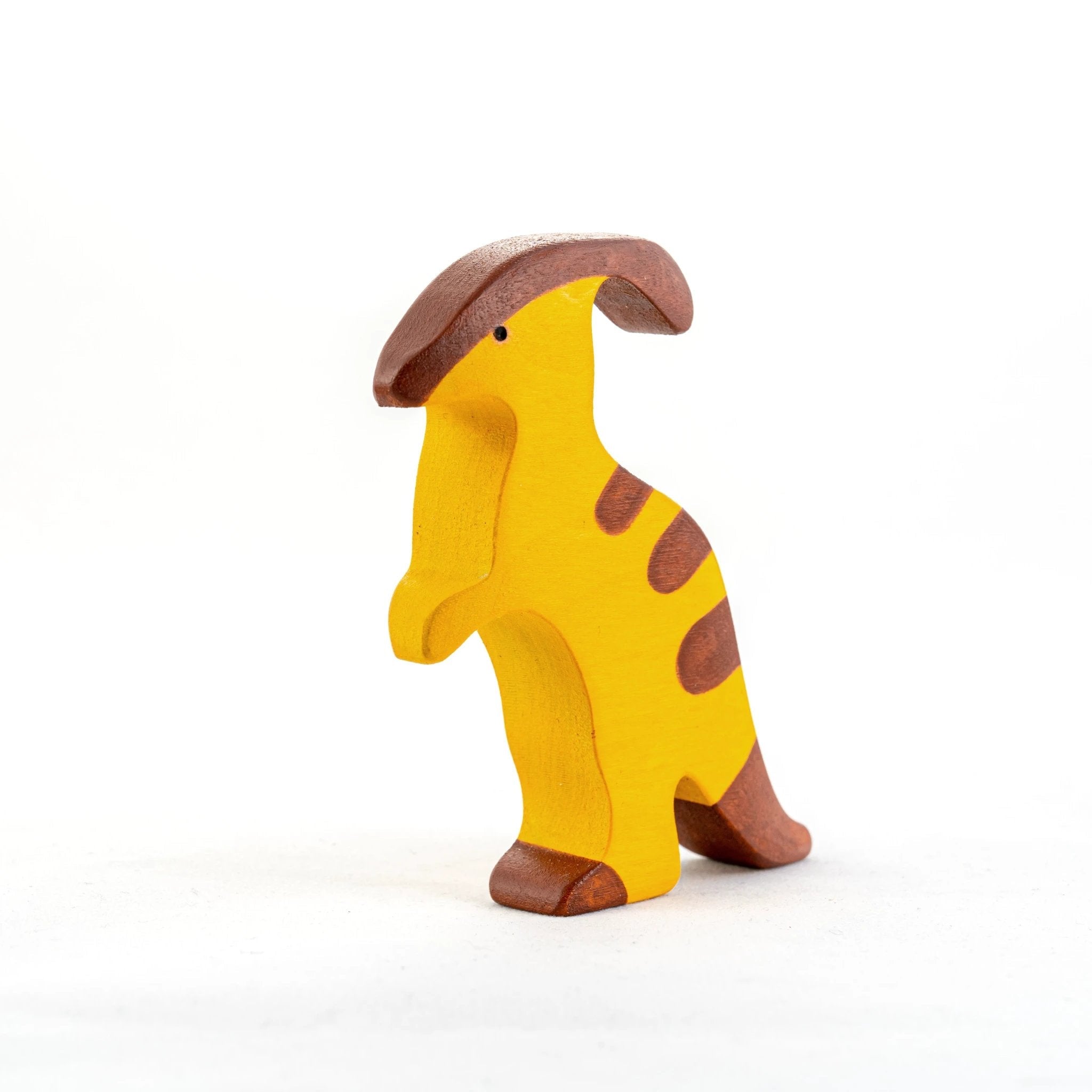 Wooden Dinosaur toy set painted- 6 pieces by PoppyBabyCo