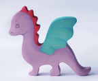 Wooden Dragon Toy - Handmade, Eco-Friendly & Perfect for Kids' Playtime by PoppyBabyCo