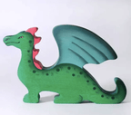 Wooden Dragon Toy - Handmade, Eco-Friendly & Perfect for Kids' Playtime by PoppyBabyCo