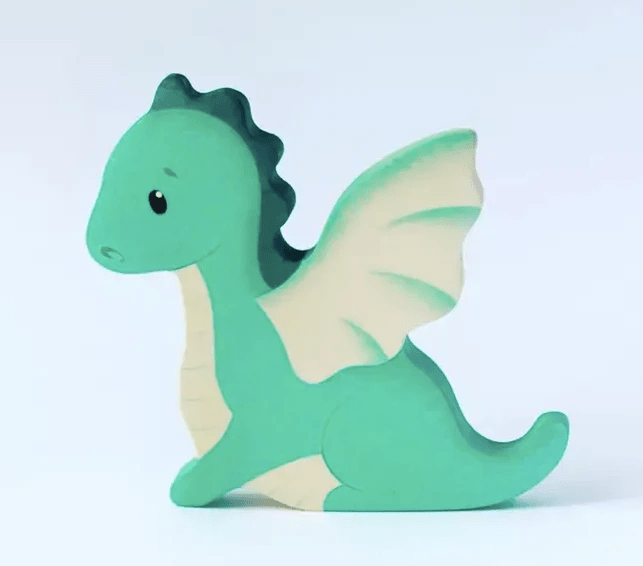 Wooden Dragon Toy - Handmade, Eco-Friendly & Perfect for Kids' Playtime by PoppyBabyCo