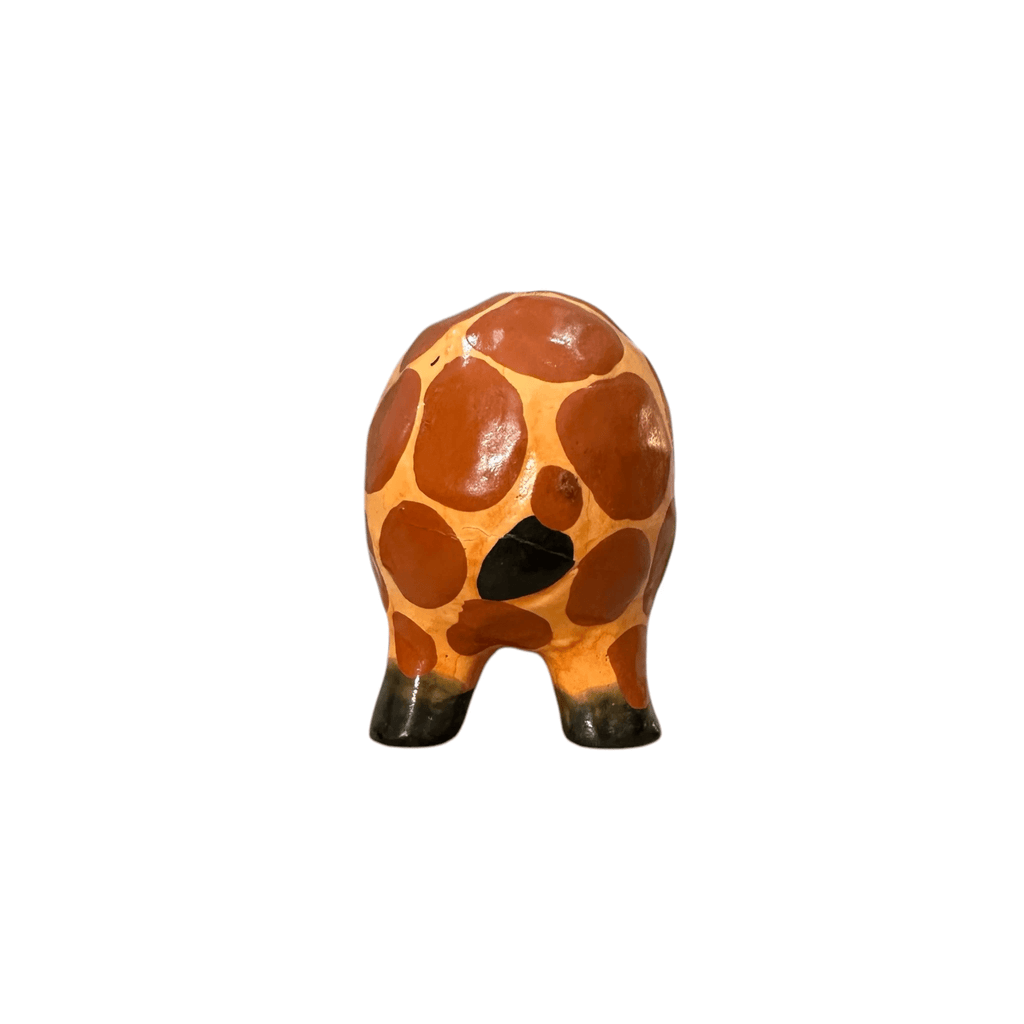 Wooden Giraffe Shelf Figurine Decoration by Music Frog Co