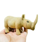 wooden-handcrafted-rhino-figurine-decoration by Music Frog Co