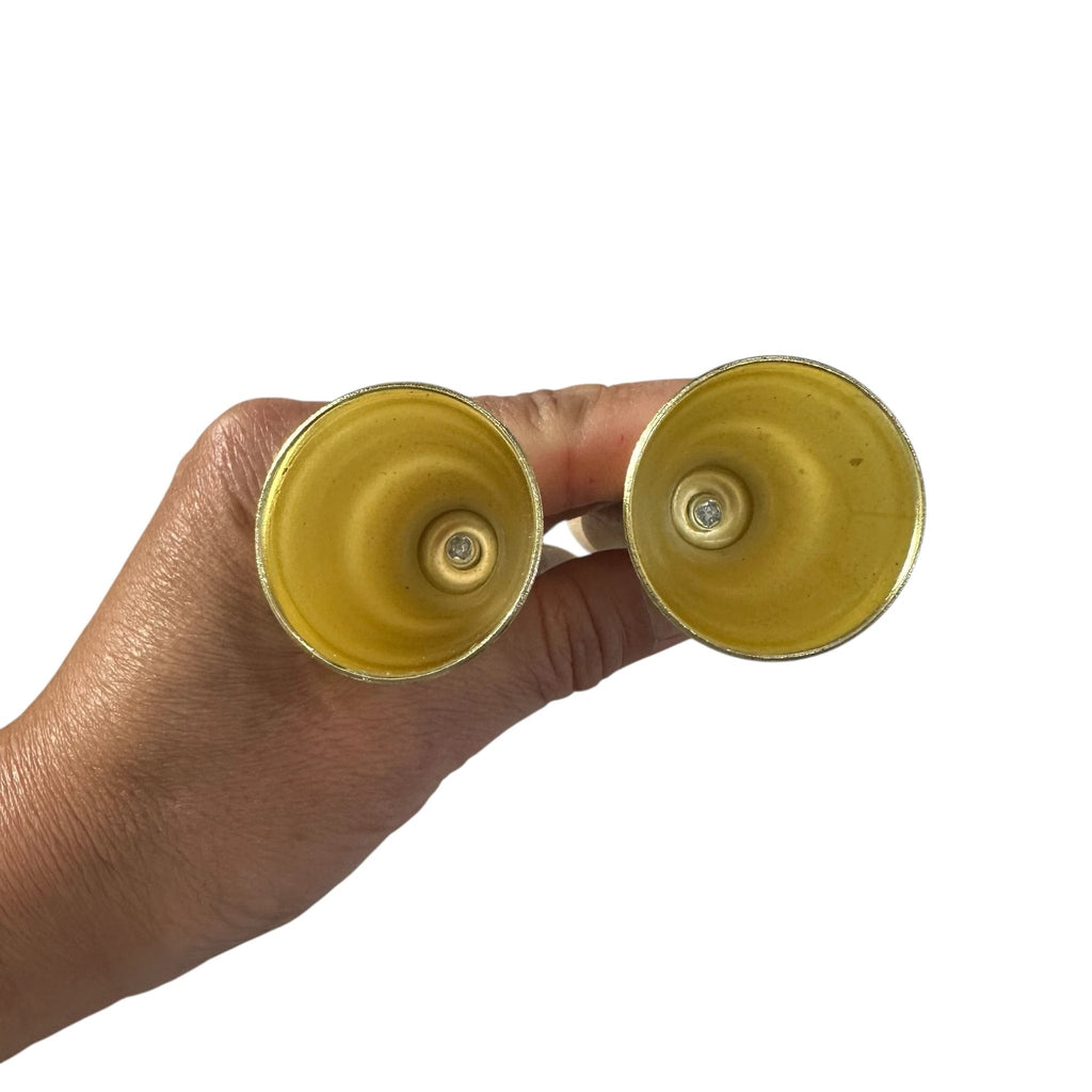 Wooden Handle Brass Bells – Set of 2 – Perfect for Music Learning & Kids’ Activities by Music Frog Co
