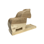 wooden-horse-phone-holder by Music Frog Co