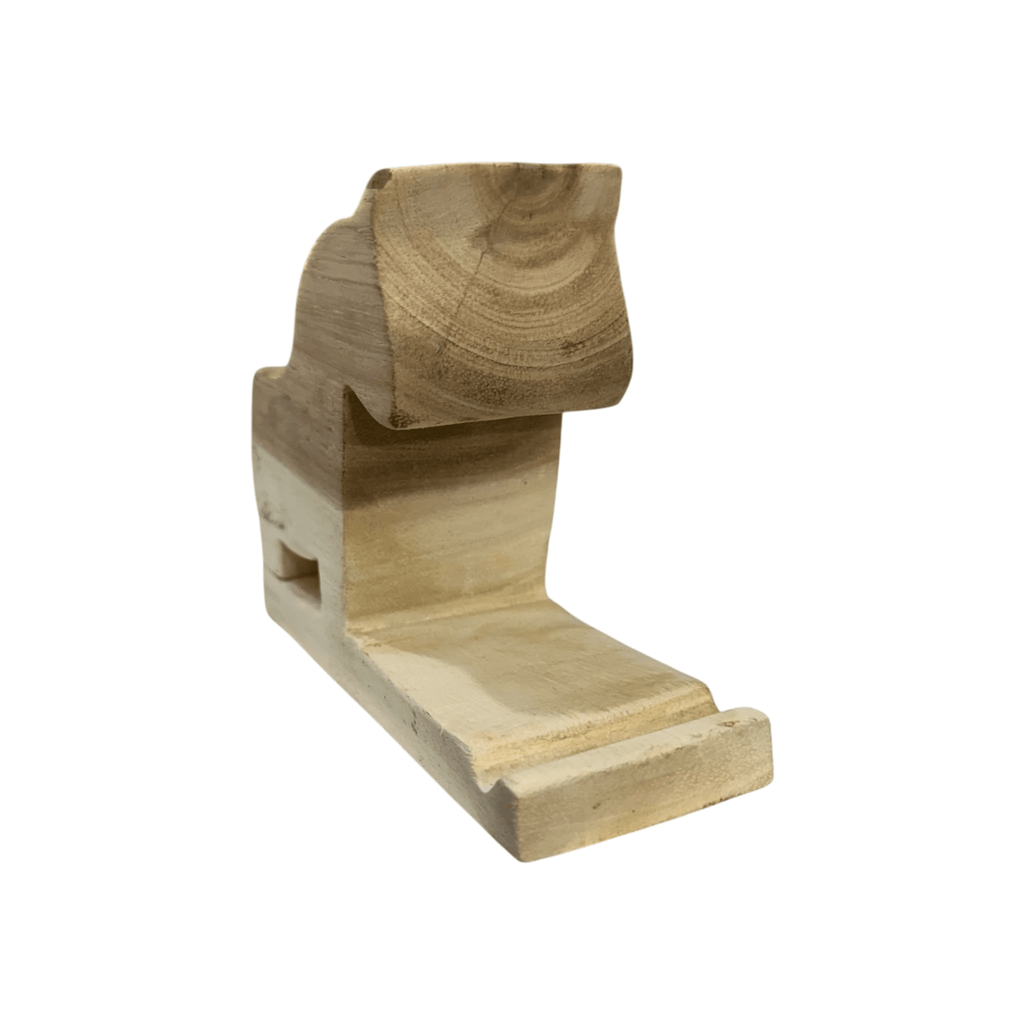 wooden-horse-phone-holder by Music Frog Co
