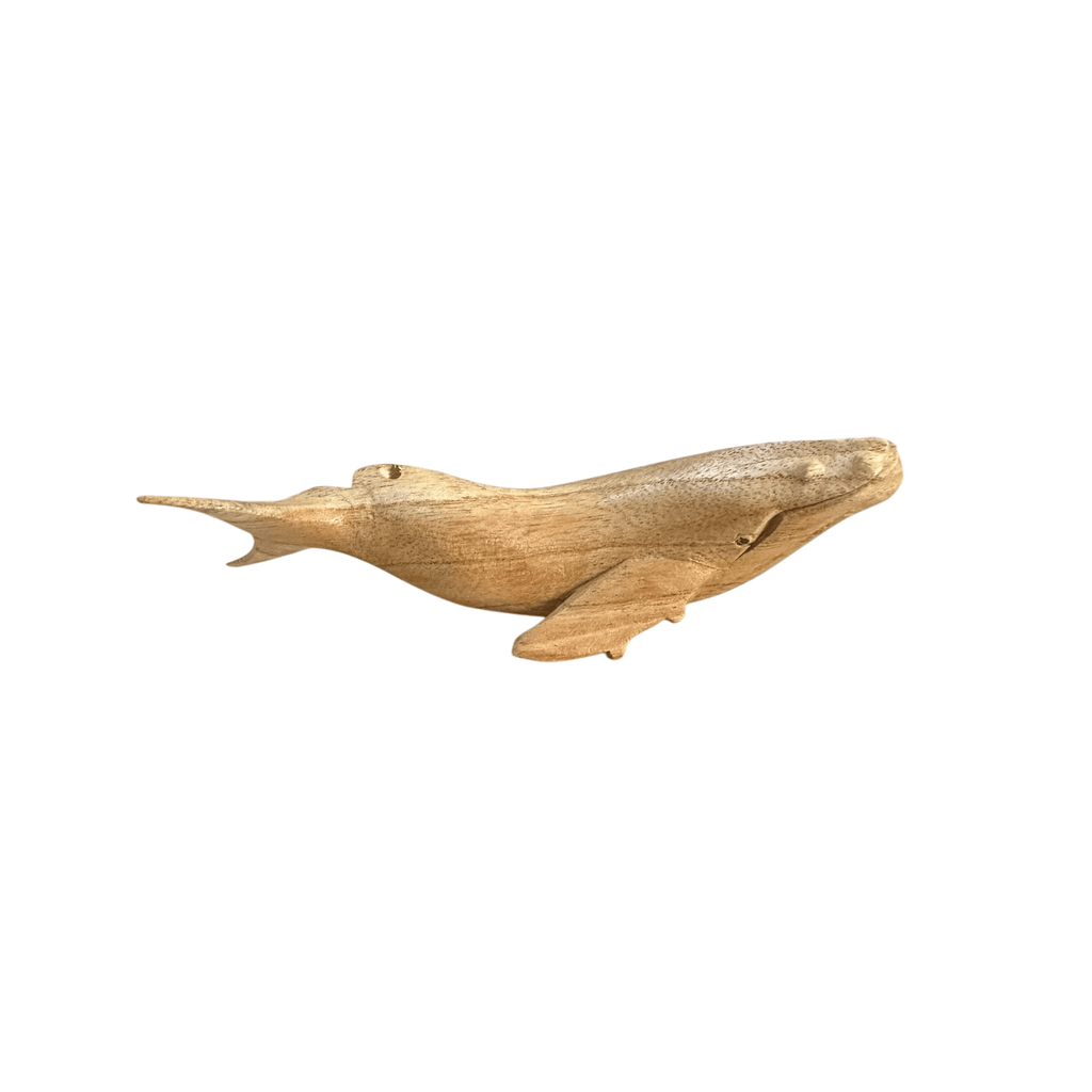 Wooden humpback whale whistle noise maker by Music Frog Co