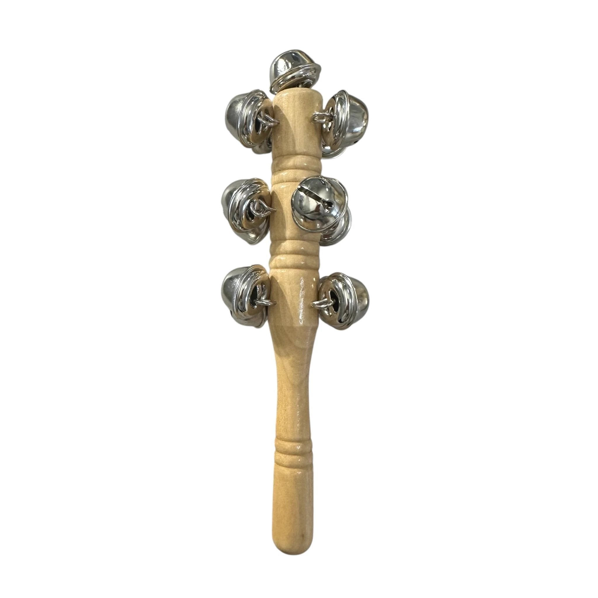 Wooden Jingle Stick – Montessori Rhythm Instrument for Kids’ Music Learning by Music Frog Co