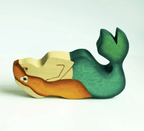 Wooden Mermaid Figure by PoppyBabyCo