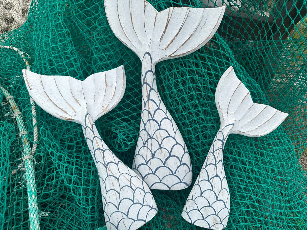 Wooden Mermaid Whale Tails La Vie Bien Wooden Mermaid Whale Tails