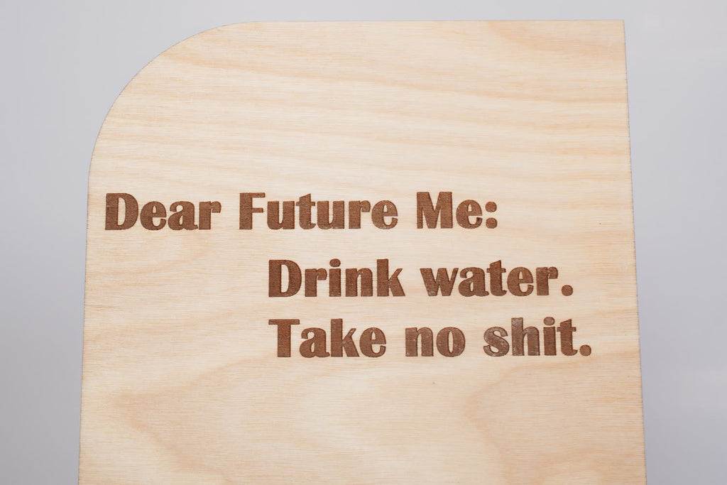 Wooden Message Board with Clip Home Decor La Vie Bien Wooden Message Board with Clip