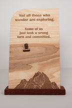 Wooden Message Board with Clip Home Decor La Vie Bien Wooden Message Board with Clip
