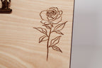 Wooden Message Board with Clip Home Decor La Vie Bien Wooden Message Board with Clip