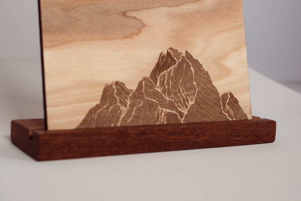 Wooden Message Board with Clip Home Decor La Vie Bien Wooden Message Board with Clip