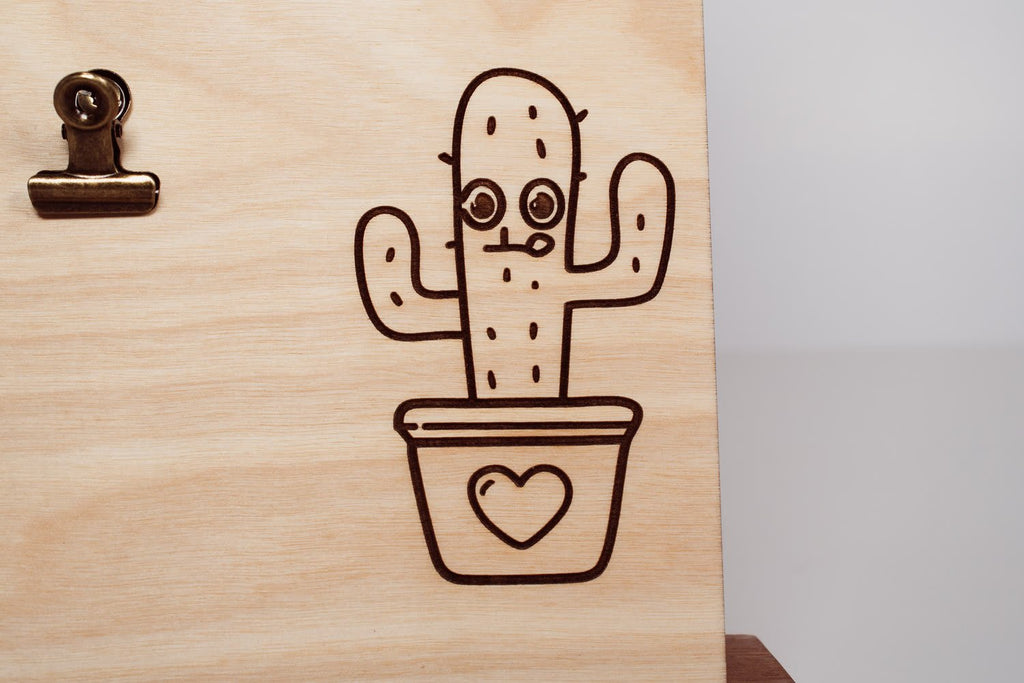 Wooden Message Board with Clip Home Decor La Vie Bien Wooden Message Board with Clip