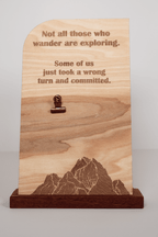 Wooden Message Board with Clip Home Decor La Vie Bien Wooden Message Board with Clip