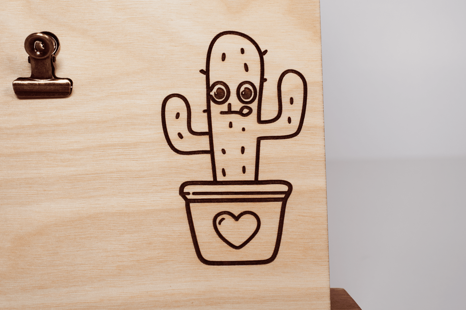 Wooden Message Board with Clip Home Decor La Vie Bien Wooden Message Board with Clip