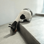 Wooden Minimal Cow Shelf Figurine Decoration by Music Frog Co