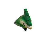 Wooden Parrot Decoration figurine (Green) by Music Frog Co