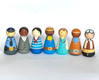 Wooden Peg Dolls Professional by PoppyBabyCo