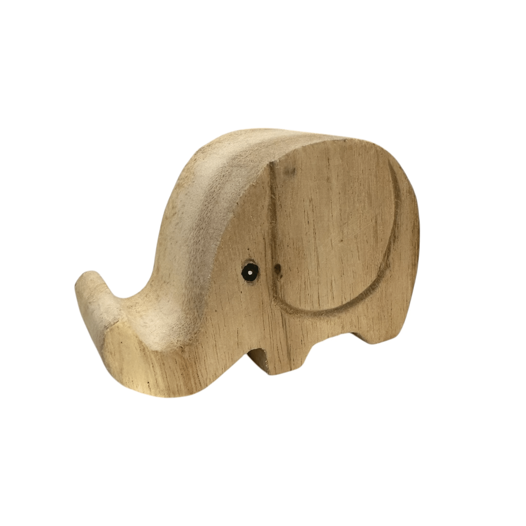 Wooden Phone Holder Elephant by Music Frog Co
