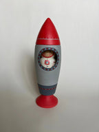 Wooden Rocket Ship Toy with Astronaut by PoppyBabyCo