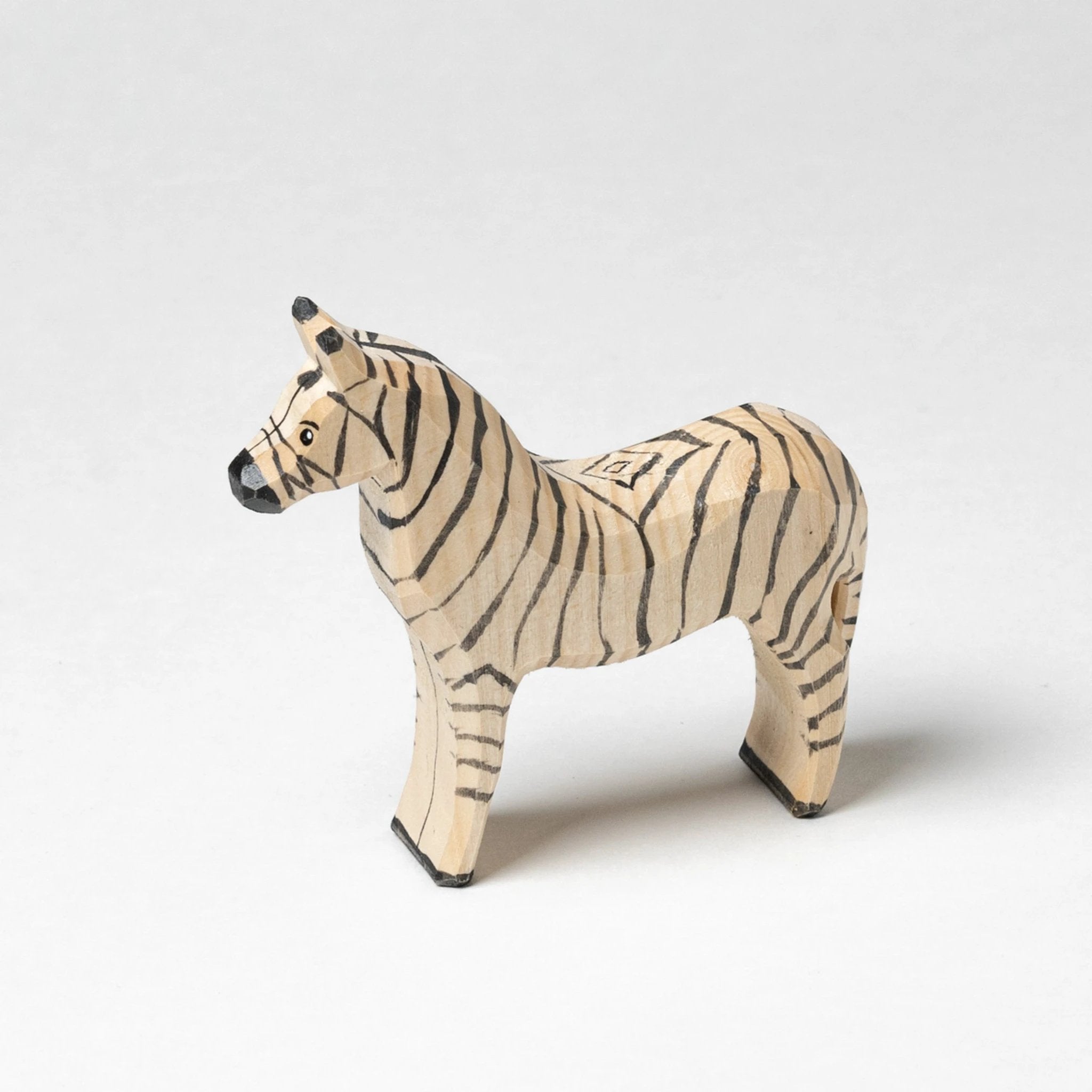 Wooden Safari Animals Toys by PoppyBabyCo