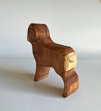 Wooden Sheep Figurine by PoppyBabyCo