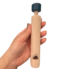 Wooden Slide Whistle – Classic Musical Toy with Adjustable Pitch – Natural Wood Instrument for Kids, Play, and Sound Effects by Music Frog Co