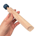 Wooden Slide Whistle – Classic Musical Toy with Adjustable Pitch – Natural Wood Instrument for Kids, Play, and Sound Effects by Music Frog Co