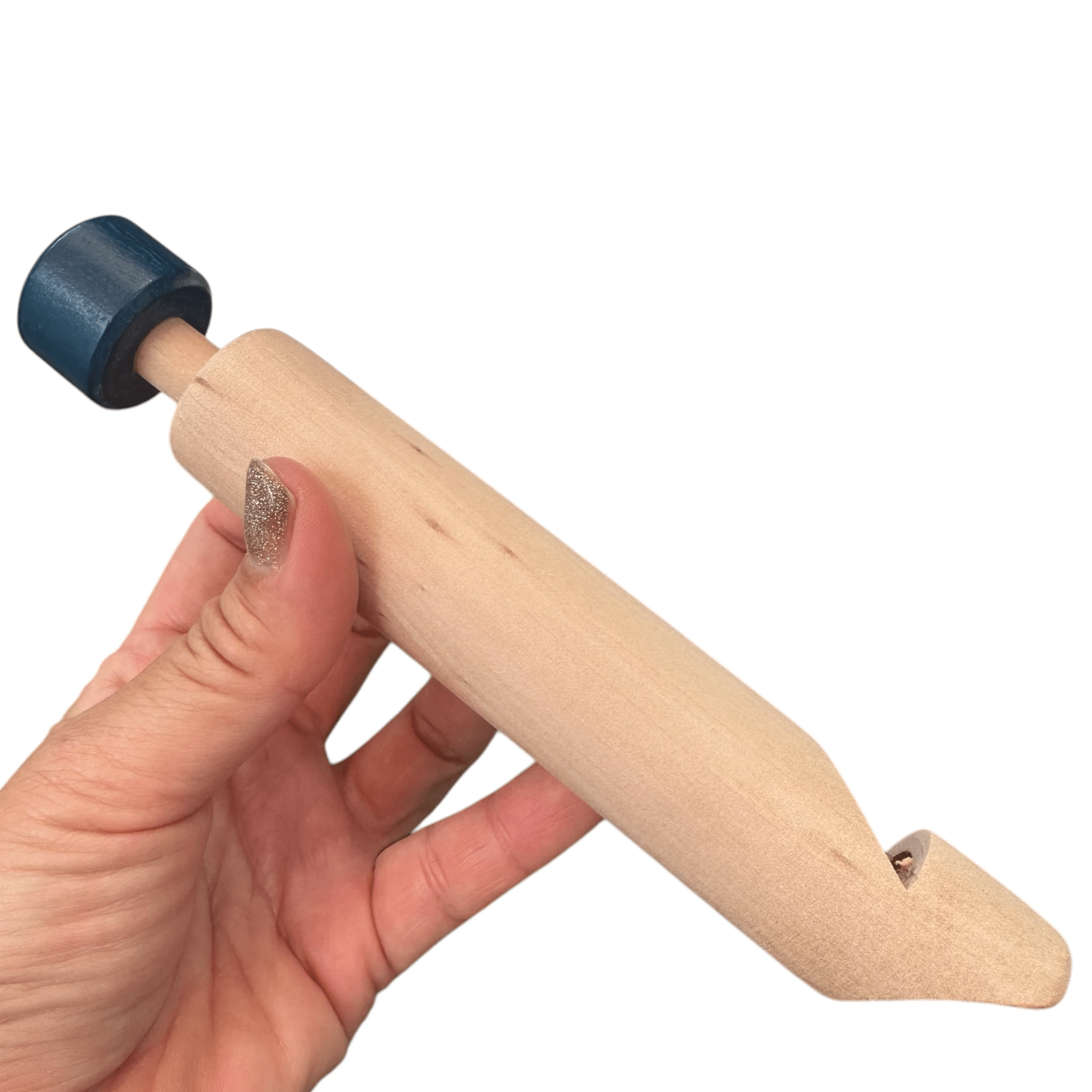 Wooden Slide Whistle – Classic Musical Toy with Adjustable Pitch – Natural Wood Instrument for Kids, Play, and Sound Effects by Music Frog Co