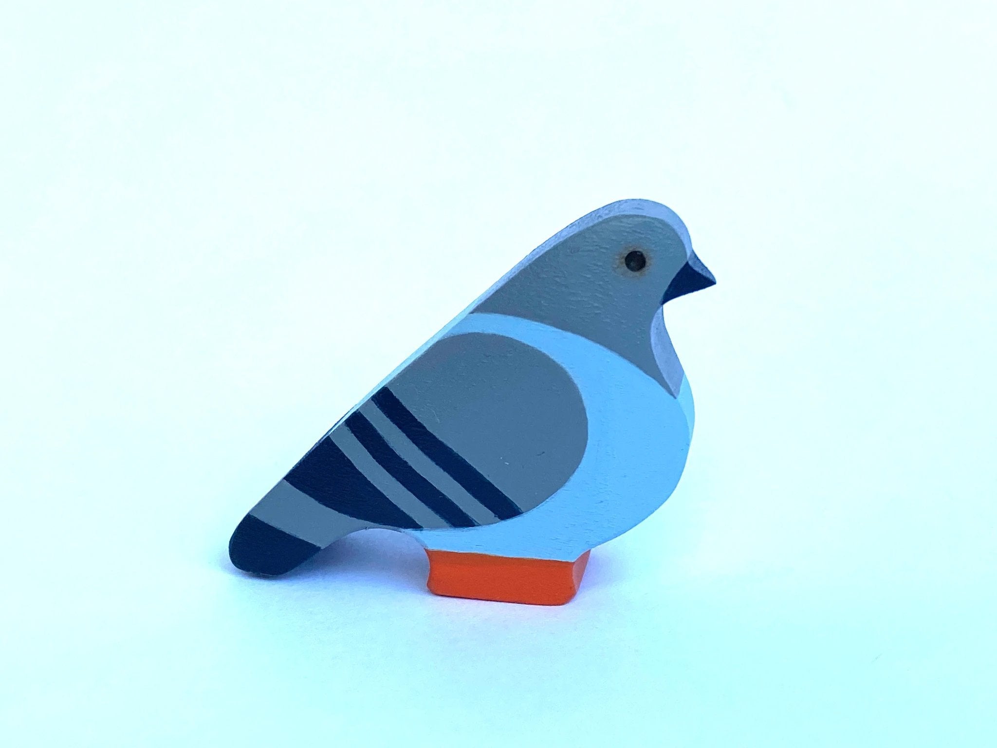 Wooden Small Dove Figurine by PoppyBabyCo