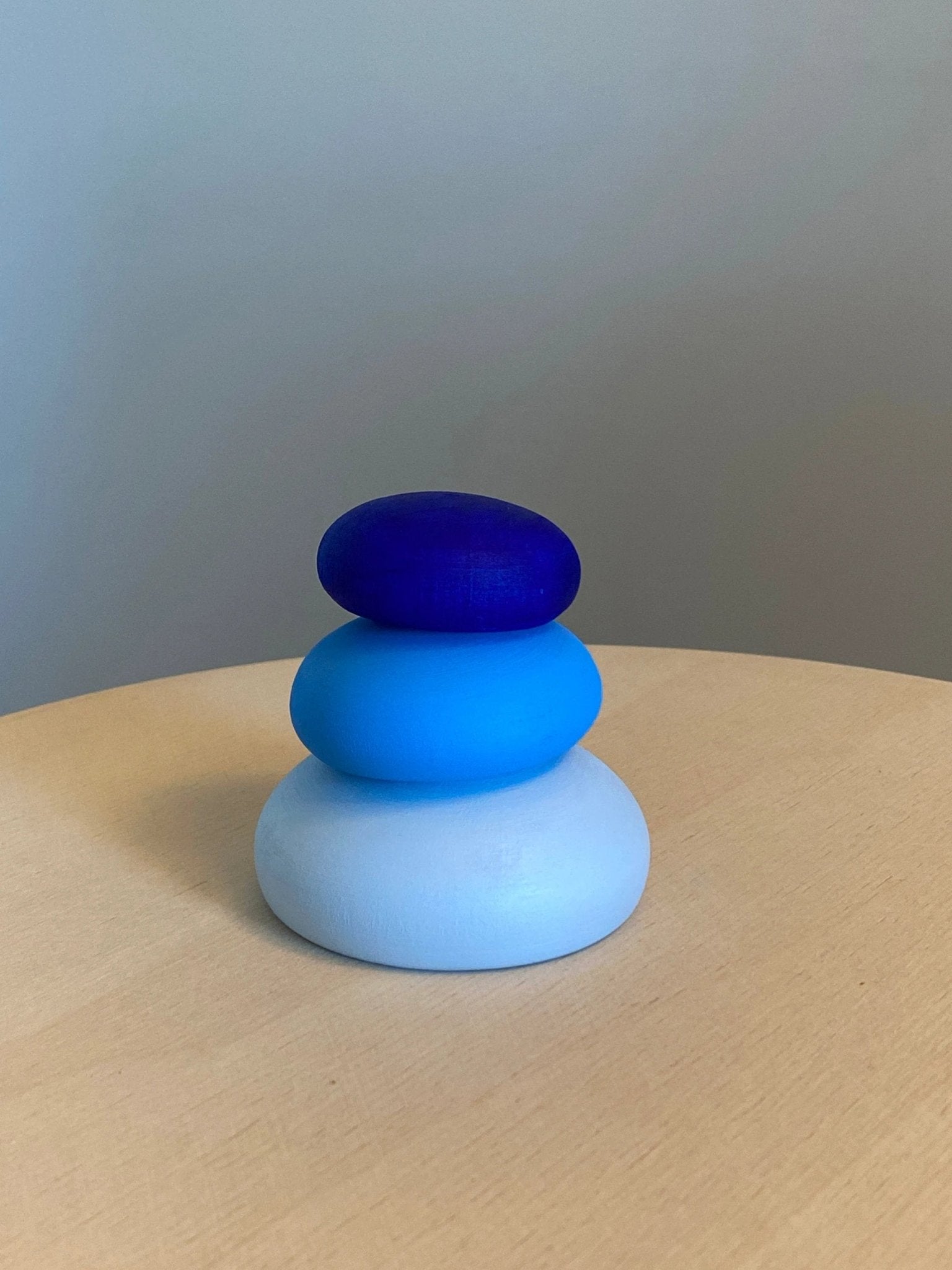 Wooden Stacking Pebbles by PoppyBabyCo