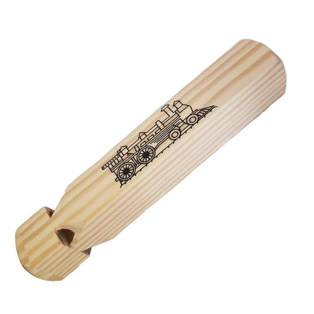 Wooden Train Whistle by Music Frog Co