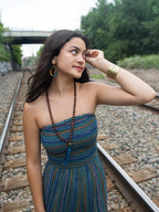 Wooden Warrior Tassel Necklace