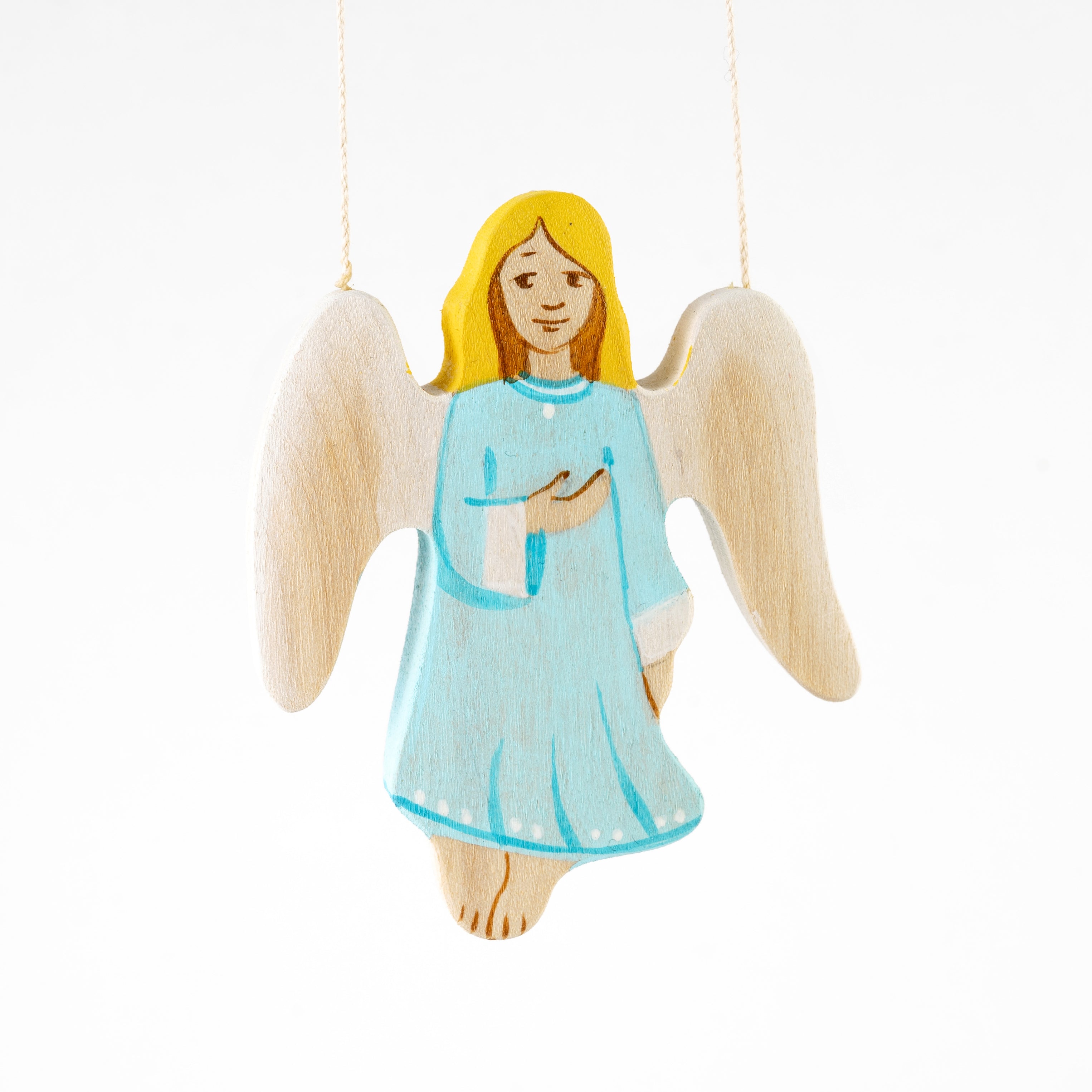 Waldorf Wooden Angel figurine toy