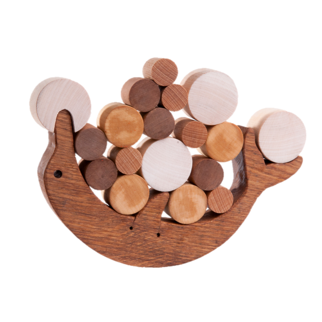 Wooden Dolphin Balancing toy