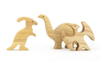 Wooden Dinosaur cutouts Natural set by PoppyBabyCo