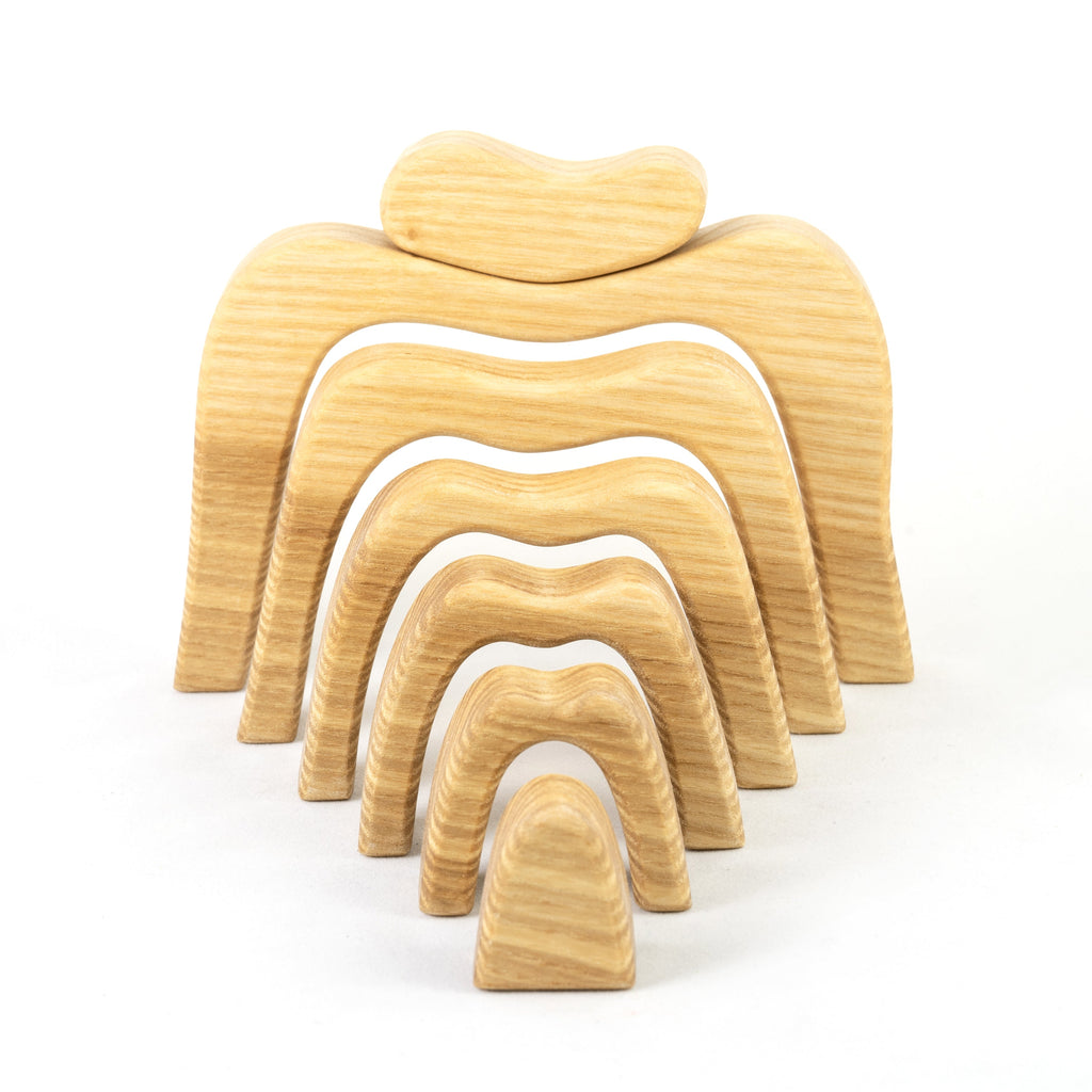 Natural Caves Wooden Stacking Toy