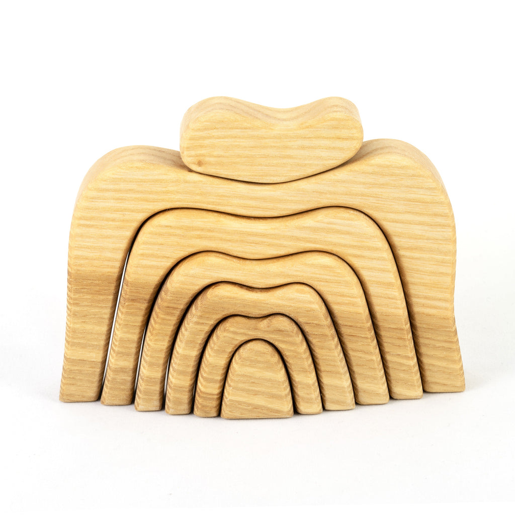 Natural Caves Wooden Stacking Toy