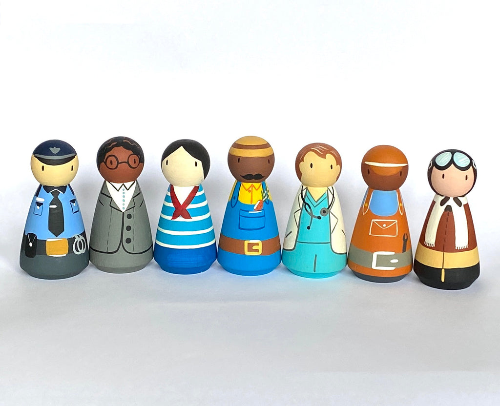 Wooden Peg Dolls Professional