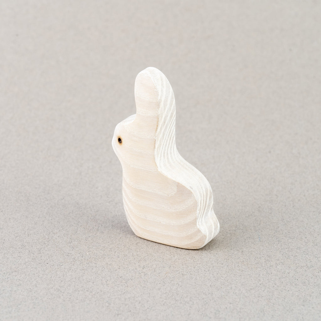 Handmade Wooden Rabbit Bunny Figurine
