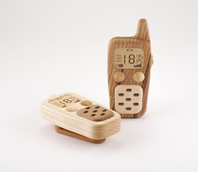 Wooden Walkie Talkies for Kids