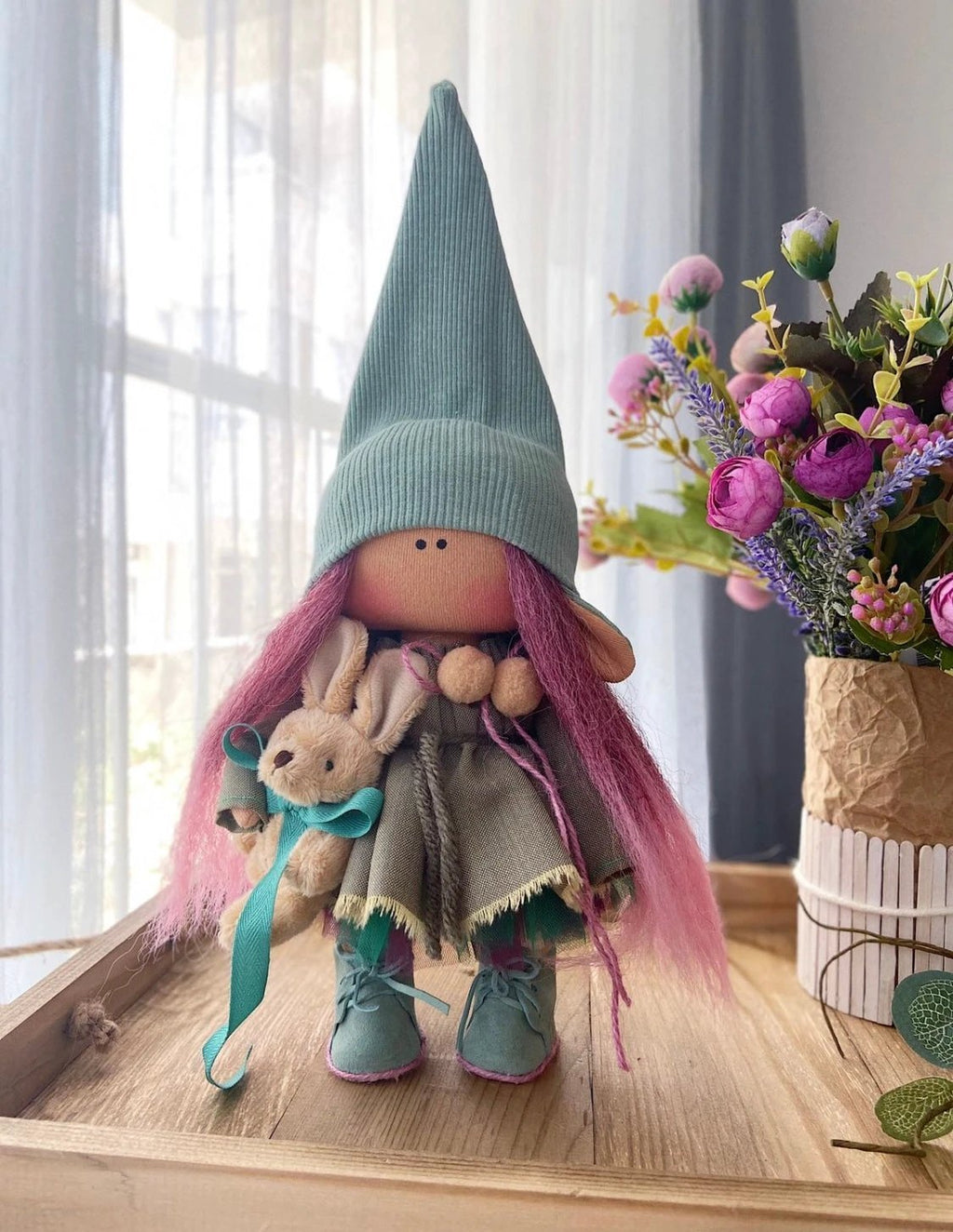 Woodland Fairy Doll Elvia by PoppyBabyCo